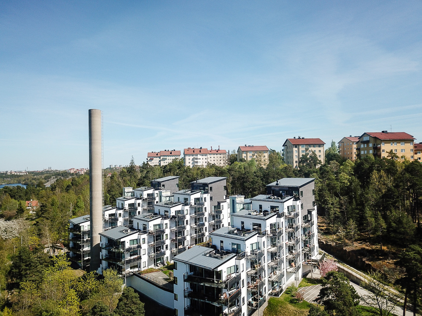 Mamsell Ullas Väg med Klubbacken bakom