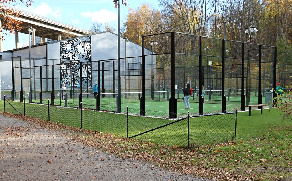 Padelbanor i Vinterviken