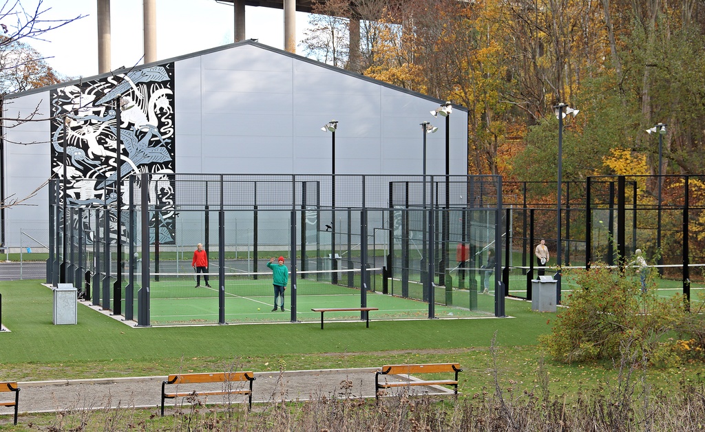 Padelbanor i Vinterviken
