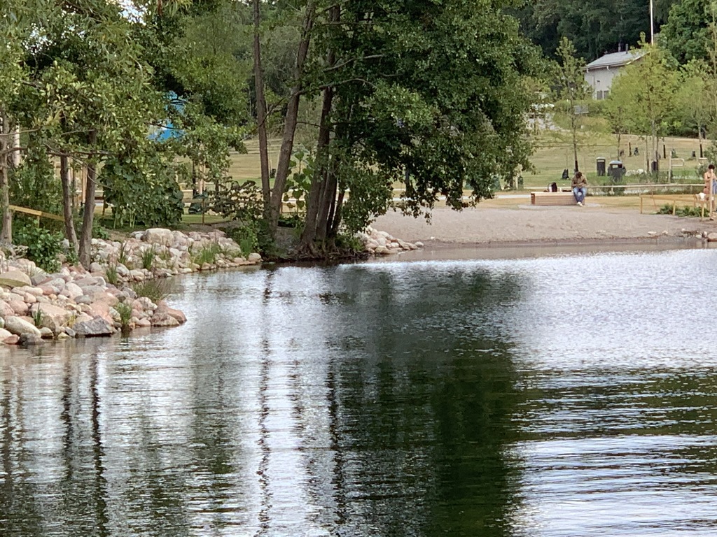 Badstrand i Vinterviken