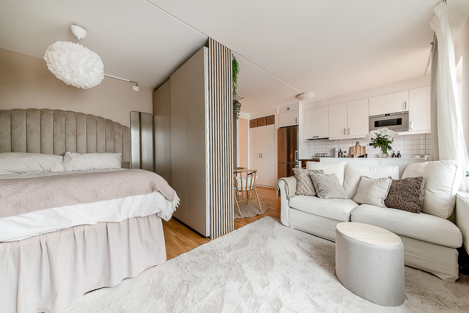 Sovalkov och vardagsrum