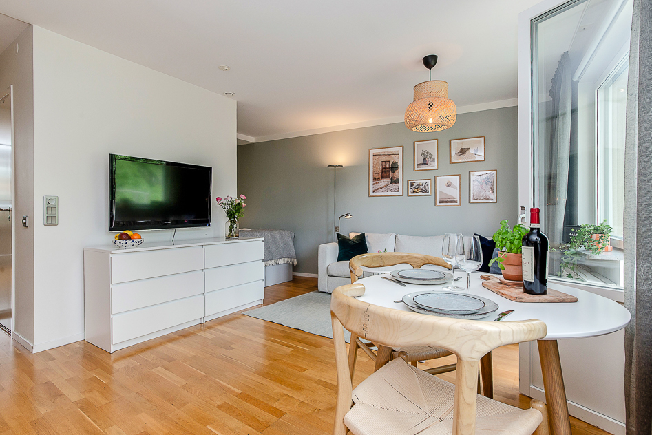 Matplats och vardagsrum